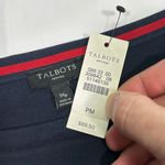 Talbots NWT  Navy Shift Dress with Red Bow Detail‎ 3/4 Sleeves Womens MP Photo 4