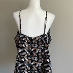 BP Black and Tan Lace Trim Cami Top Size 1X Photo 2