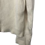 Jones New York Sport Size XL Mock Neck Sweater Cream Ribbed Knit Pullover Photo 6