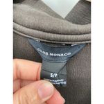 Club Monaco  Black Olive Knit Button Front Shirt Jacket Size Small Photo 4