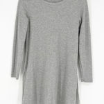 Toad&Co. Foothills Long Sleeve Waffle Swing‎ Dress XS Grey Gray Photo 0