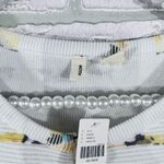 Anthropologie Moth NWT Array Floral Striped Zip Front Cardigan Sweater Size L Photo 7