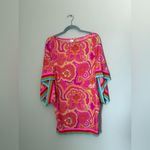Trina Turk 25TH ANNIVERSARY MORNING SUNRISE JERSEY COVERUP PINK TUNIC DRESS Photo 1