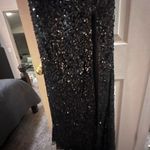 Primavera Couture Black Sequin Prom Dress Photo 2
