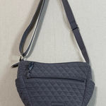 Vera Bradley  Quilted Crossbody Bag in Dark Gray Photo 0