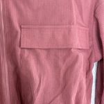 Area Stars Waffle Zip Bomber Jacket Cropped Utility Mauve Pockets Size XS NEW Pink Photo 4