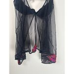 Victoria's Secret Y2K Lingerie Top Size 36B Sheer Black Pink Sequins Sexy Girly Photo 8