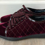 Aquatalia  Glenda Quilted Velvet Shoes Size 5.5 Photo 0