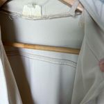 YUVITA Trench Coat Dress M Khaki Button Down Sheath Dress Midi Photo 3