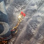 Coach denim small corner zip wristlet nwot Photo 1