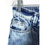 Moon Company Jeans Blue Acid Wash Tapered Leg High Rise Womens 32 Y2K Grunge Photo 3