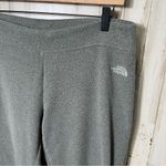 The North Face ‎ Fleece Polartec Gray Mid Rise Flare Pants Wide Leg Womens Medium Photo 1
