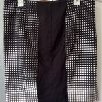 White House | Black Market  Black White Mini Pencil Skirt Photo 0