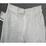 Metaphor NWT ‎ Ivory Layered Flowy Beach Cruise Dress Pants Med Wide Leg Comfort Photo 9