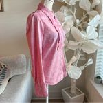 Robert Graham  Pink Ruffled Button Down Women's Shirt Photo 3