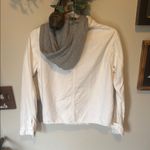 White Jacket with Gray Hood Size XS Photo 3