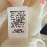 Hinge Long Sleeve Cream & Pink Polka Dot Button Up Blouse Photo 7