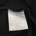 Pink Rose  Black Lace Crochet Shoulder Long Sleeve Top Size Medium Photo 5