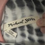 Michael Stars  White & Black Lightweight Swim Cover OS Photo 3