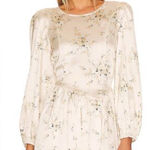 Love Shack Fancy  Garcia Floral Mini Dress in Canary Yellow Sz 8 Photo 0