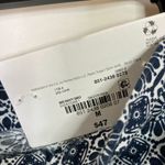 Liz Claiborne | Linen Cotton Navy Geo Floral Pants NWT Womens Medium Photo 5