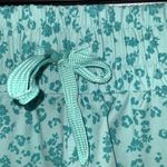 Reebok 🌸3/$15🌸 Women’s Turquoise Cheetah Print Elastic Drawstring Waist Shorts M Photo 3