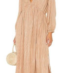 Sundress Chicago Long Dress in Roma Cafe Au Lait M/L New Womens Maxi Tan Size M Photo 0