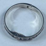 Brighton Clamper Style Bracelet Magnetic Closure Silver Tone Rhinestone Accents Photo 7