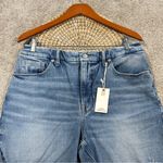 Good American NWT Women’s Good 90s Icon Bermuda Denim Shorts in Indigo 12/31 Photo 3