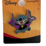 Disney Loungefly  Lilo & Stitch as a Vampire Halloween Enamel Pin New on Card Photo 0