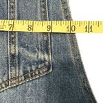 American Eagle distressed denim overalls dress size medium Photo 8