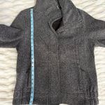 Lole Textured Knit Jacket Funnel Neck Snap Front Casual Outerwear Size Medium Photo 7