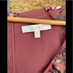 WAYF floral ruffle long sleeve dress large Photo 2