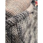 Knox Rose Cardigan Fringe Sweater Small Knit Boho Hippie Open Front Lagenlook Photo 6