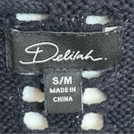 Women’s Delilah Open Knit Crochet Tank Top‎ Black Size Small/Medium Festival Photo 4