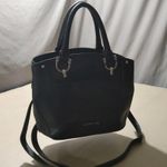 London Fog Black Handbag Tote Bag Crossbody Strap Multiple Compartments Medium Photo 13