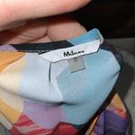 Milano Colorful Watercolor Short Sleeve Casual Vibrant Lightweight Top S Yellow Photo 11