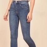 Reformation  Jeans May High‎ & Skinny Darwin Wash Blue 25 Photo 0