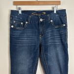 Seven7  dark wash skinny denim jeans size 10 ladies cute festival Photo 1