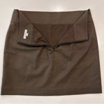 Loft Brown Cargo Pocket Twill Mini Skirt Size 8 Photo 2