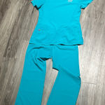 HeartSoul Turquoise Scrub Set Blue Size XS Photo 0
