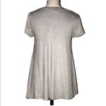 Misia grey short sleeve top with buttons on side Gray Photo 2