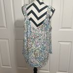 CAbi Multicolor Floral Tank Top Photo 3