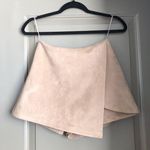 Luxxel Beige Suede Skort Photo 0