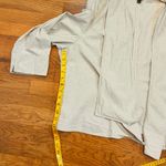 Lane Bryant  Women’s Plus Size 26 Beige Linen Open Front Draped Cardigan Jacket Photo 6