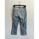 Judy Blue  Jeans Raw Hem Cuff Skinny Fit Capri Jeans Distressed Denim Size 1/25 Photo 3
