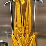 Reformation ππ Nerida Silk Dress ~ Tumeric 10 NWT Photo 12