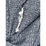 Abercrombie & Fitch  Heather Gray Black Knit Scoop Neck Long Sleeve Sweater Sz S Photo 4