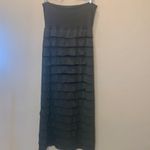 Studio M  Grey Shutter Pleated Jersey Layered Strapless Dress or Skirt  Photo 3