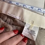 Tahari  Women’s Floral Embroidered Ankle Pants Beige Size 10‎ Nylon Rayon Hi rise Photo 8